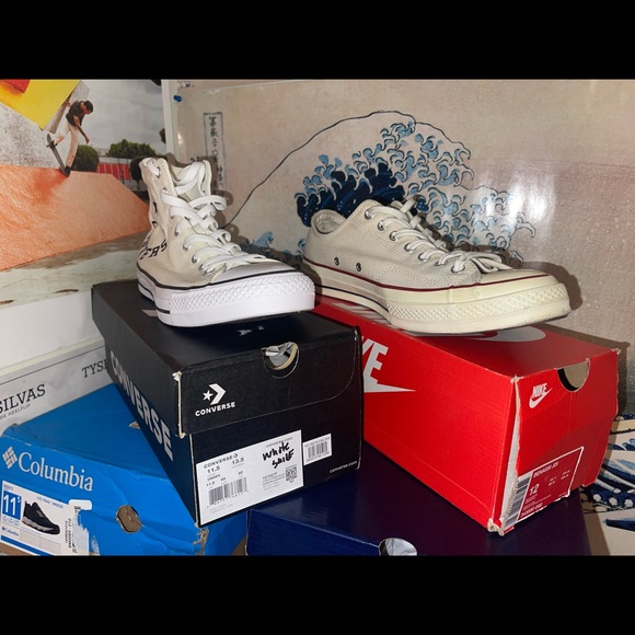 2 pairs of converse all stars - Picture 1 of 10